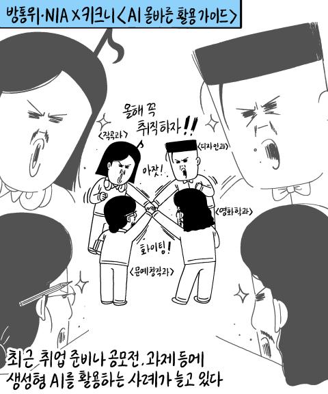 (키크니 만화) AI올바른 활용 가이드